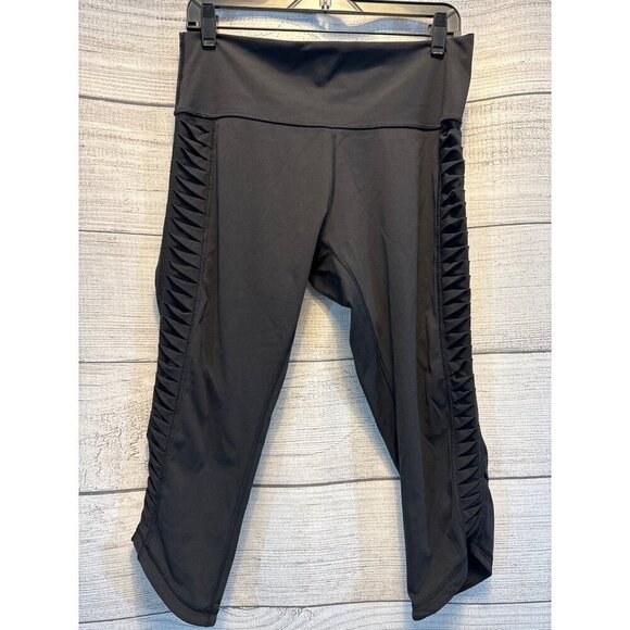 Lululemon Sunshine Salutation Crop Size 12 - Picture 1 of 3